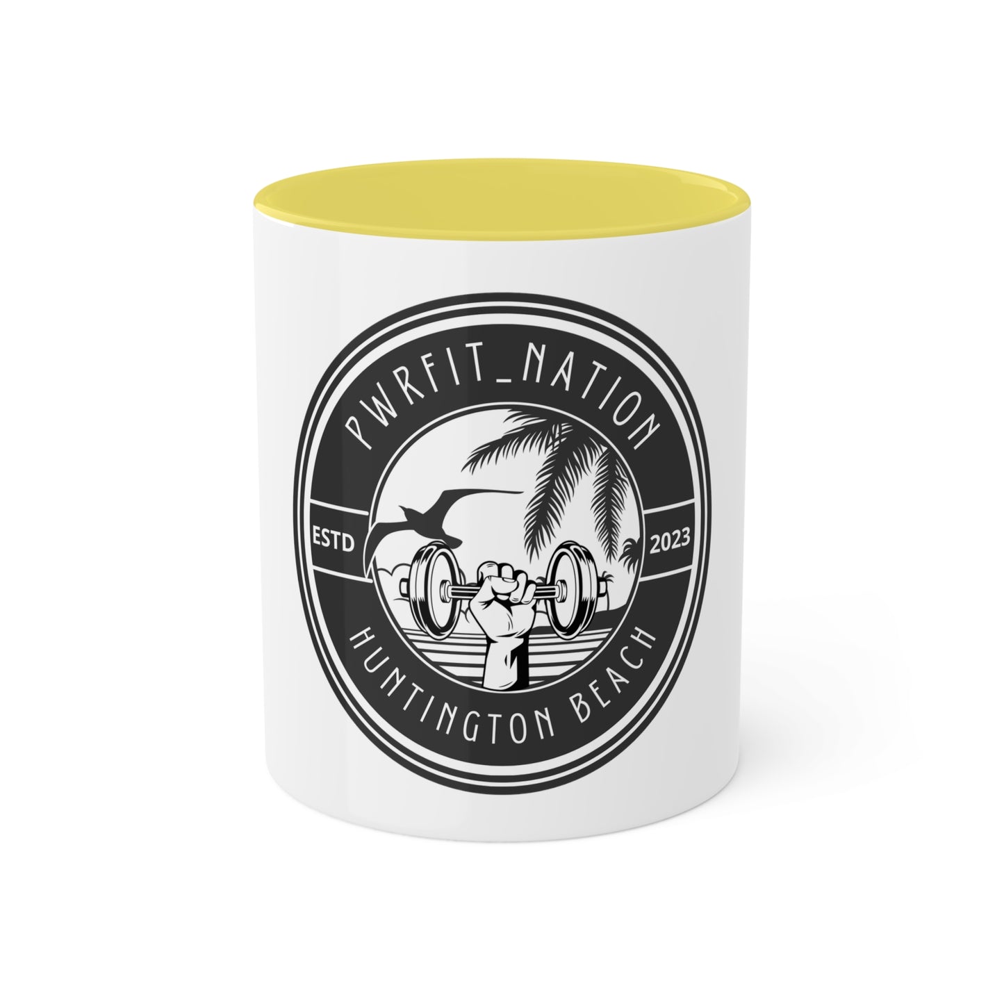 PWRFIT-NATION Colorful Mugs, 11oz