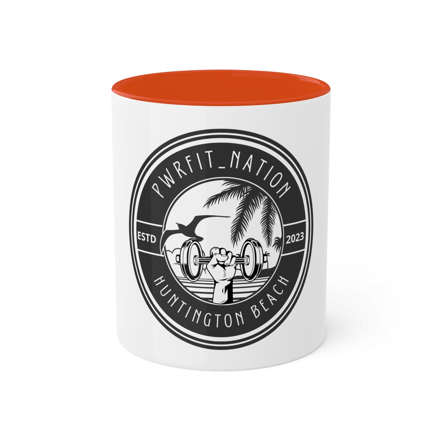 PWRFIT-NATION Colorful Mugs, 11oz