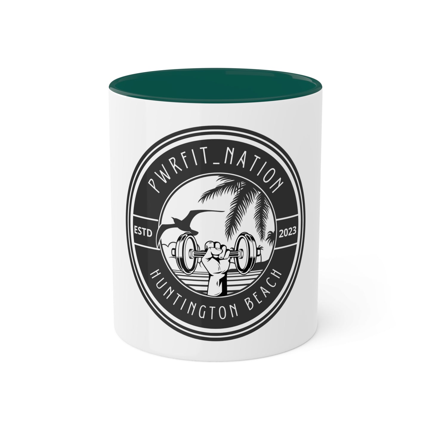 PWRFIT-NATION Colorful Mugs, 11oz