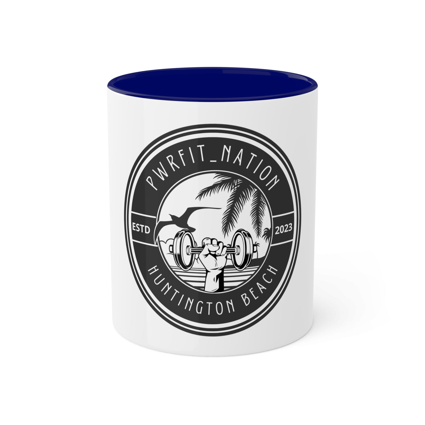 PWRFIT-NATION Colorful Mugs, 11oz