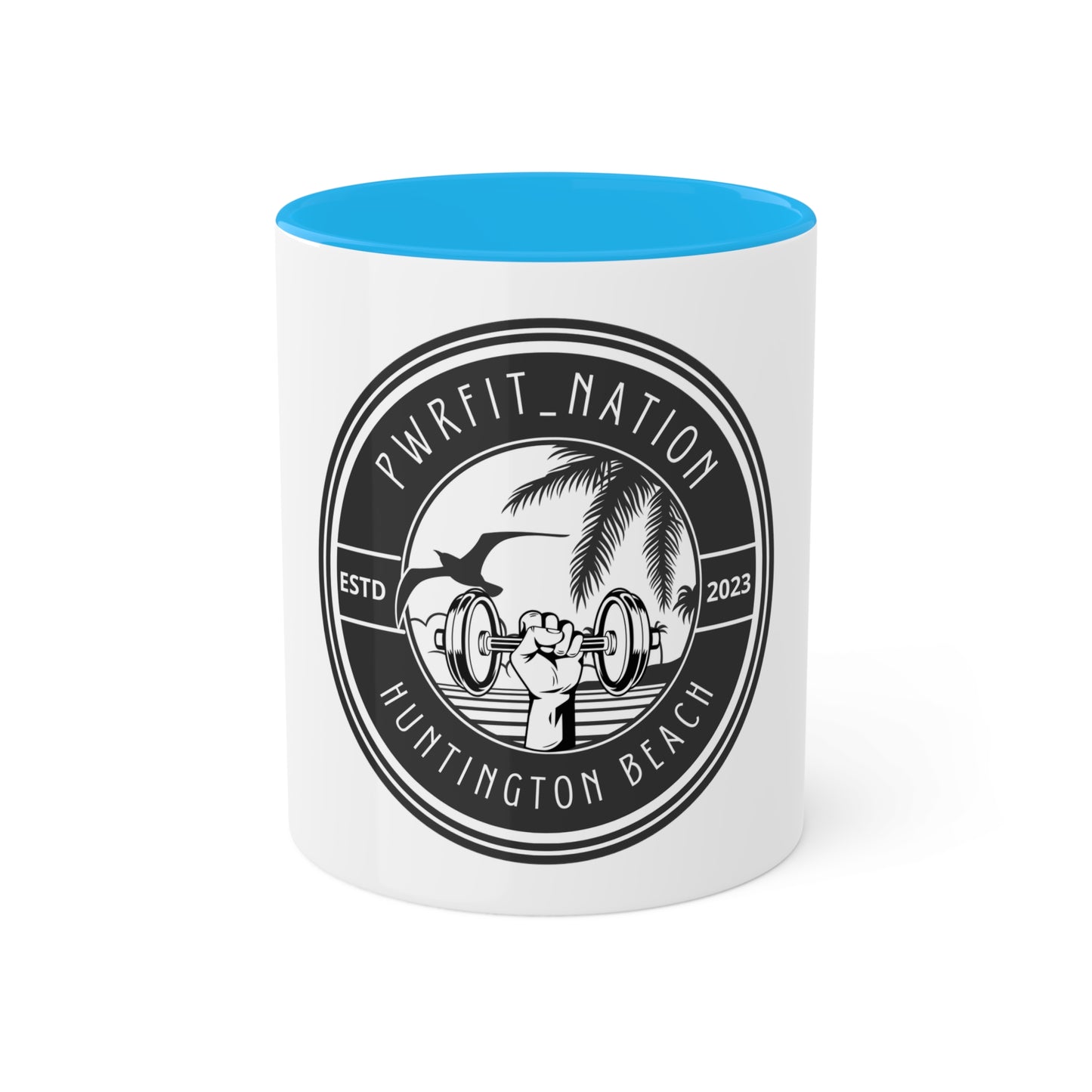 PWRFIT-NATION Colorful Mugs, 11oz