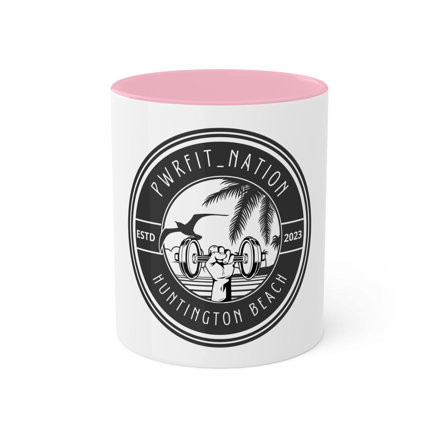 PWRFIT-NATION Colorful Mugs, 11oz