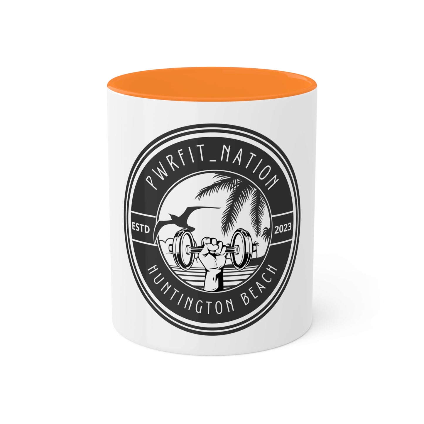 PWRFIT-NATION Colorful Mugs, 11oz
