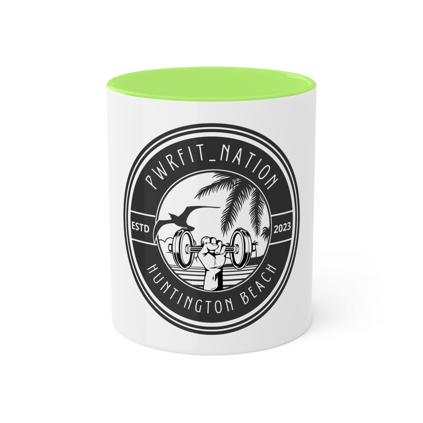 PWRFIT-NATION Colorful Mugs, 11oz