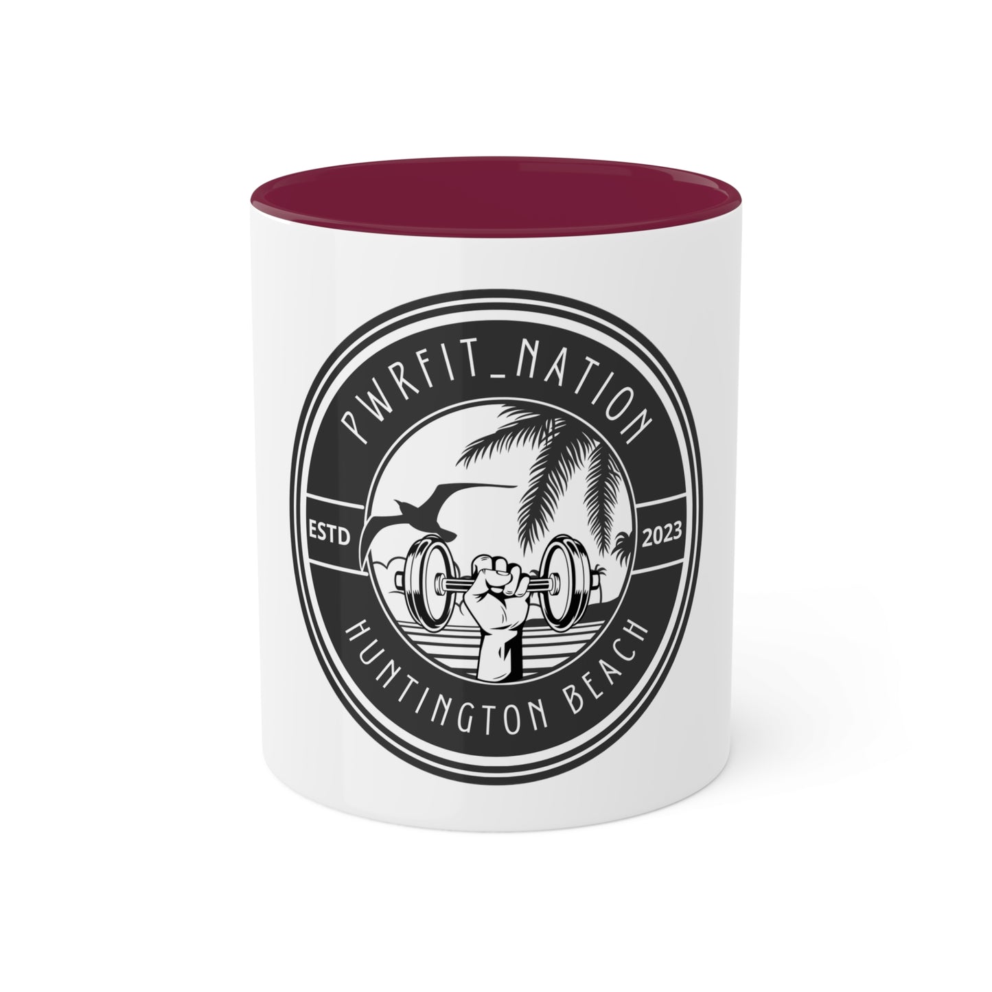 PWRFIT-NATION Colorful Mugs, 11oz