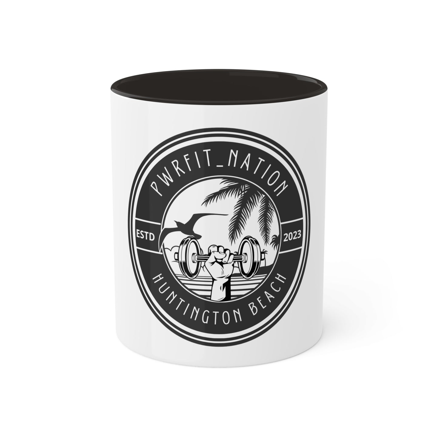 PWRFIT-NATION Colorful Mugs, 11oz